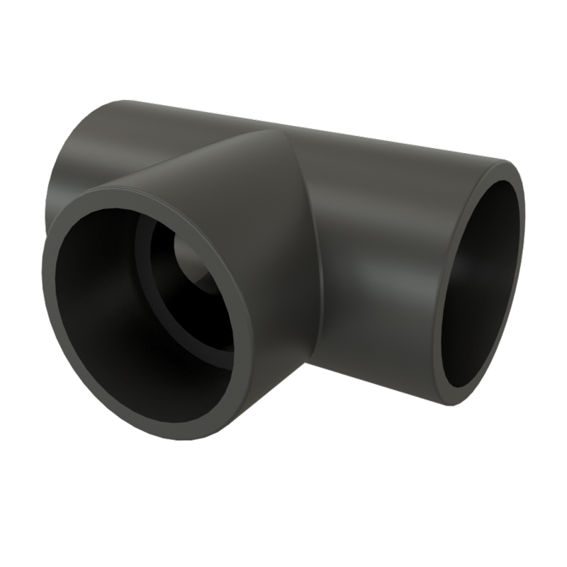 Spears 401/801 90° Tee & Reducing Tee (Socket) - Autodesk Inventor Model States (PVC/CPVC) [*.ipt]